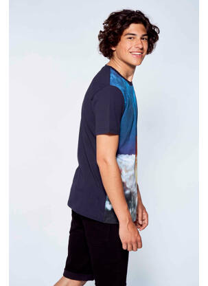 T-shirt bleu MORA homme