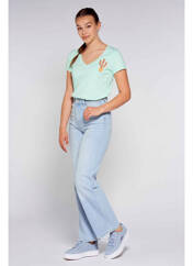 T-shirt vert MORA pour femme seconde vue