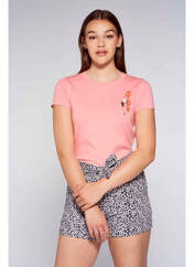 T-shirt rose MORA pour femme seconde vue