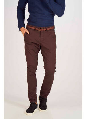 Pantalon chino rouge PETROL INDUSTRIES homme
