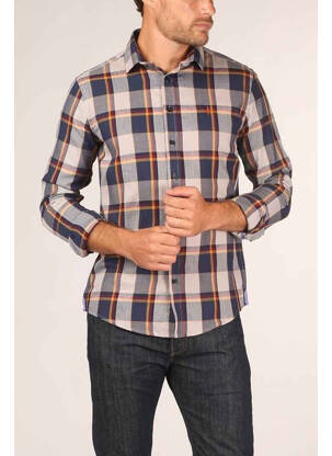 Chemise manches longues gris HAZE&FINN homme
