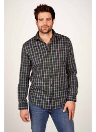 Chemise manches longues vert HAZE&FINN homme