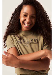 T-shirt vert GARCIA pour fille seconde vue