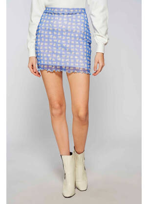 Jupe courte bleu DAISY STREET femme