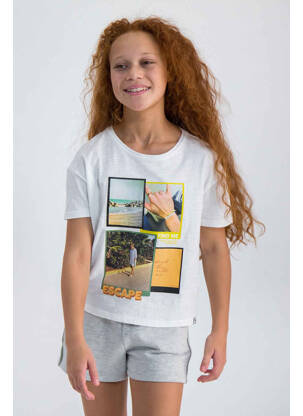 T-shirt blanc GARCIA fille