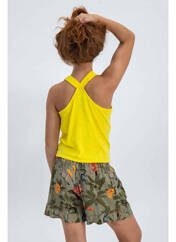 T-shirt jaune GARCIA pour fille seconde vue