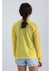 Gilet manches longues jaune GARCIA pour fille seconde vue