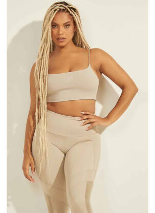 Débardeur beige GUESS femme