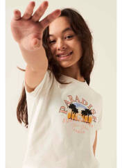 T-shirt blanc GARCIA pour fille seconde vue