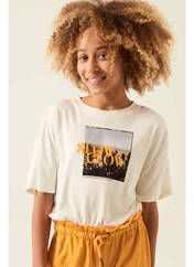 T-shirt blanc GARCIA pour fille seconde vue