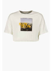 T-shirt blanc GARCIA pour fille seconde vue