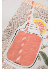 T-shirt blanc GARCIA pour fille seconde vue