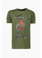 T-shirt vert GARCIA pour garçon seconde vue