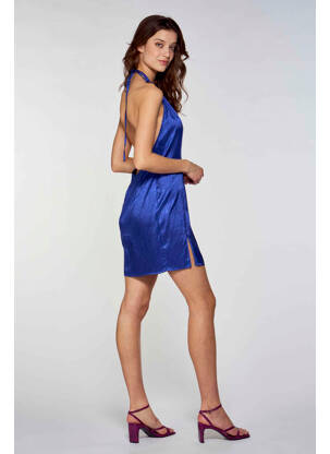 Robe courte bleu OGL femme