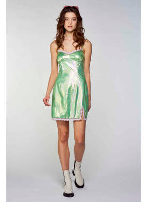 Robe courte vert OGL pour femme