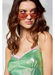 Robe courte vert OGL pour femme seconde vue