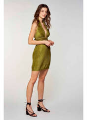 Robe courte vert OGL pour femme seconde vue