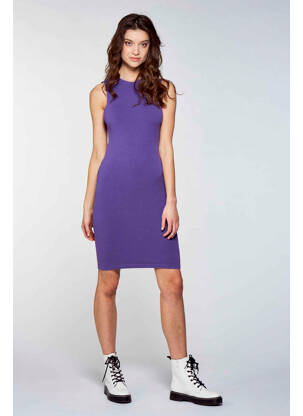Robe courte violet OGL femme