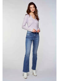 Gilet manches longues violet OGL femme