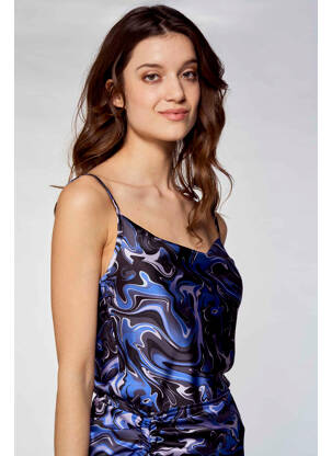 Top bleu OGL femme