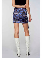 Jupe courte bleu OGL pour femme seconde vue