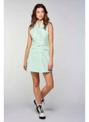 Robe courte vert OGL pour femme seconde vue
