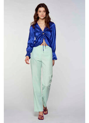 Pantalon droit bleu OGL femme