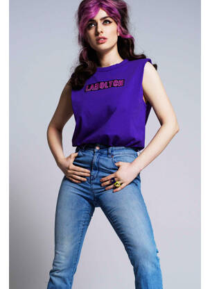 Jeans bootcut bleu OGL pour femme