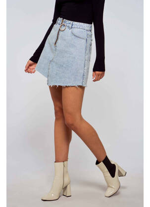 Jupe courte bleu OGL femme