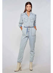 Combi-pantalon bleu OGL pour femme seconde vue