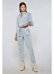 Combi-pantalon bleu OGL pour femme seconde vue