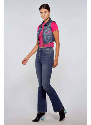 Veste en jean bleu OGL pour femme