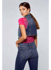 Veste en jean bleu OGL pour femme seconde vue