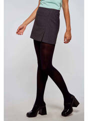 Jupe courte gris OGL pour femme seconde vue