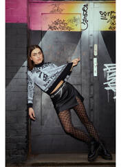 Pull blanc OGL pour femme seconde vue