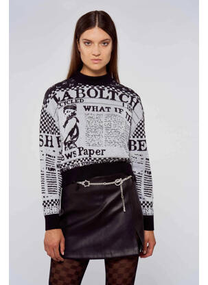 Pull blanc OGL femme
