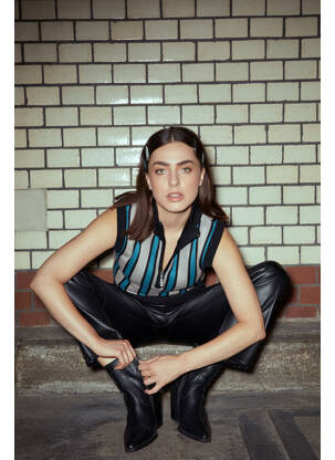 Débardeur bleu OGL femme
