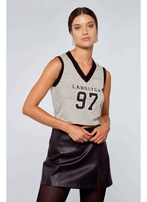 Débardeur gris OGL femme