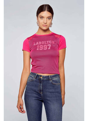 T-shirt rose OGL femme