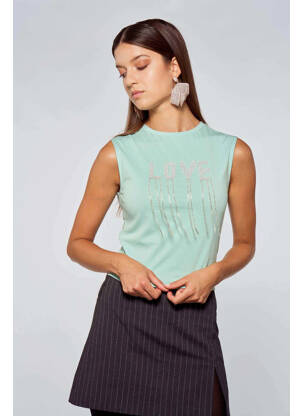 Top bleu OGL femme