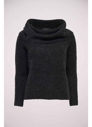 Pull col roulé gris ONLY pour femme