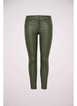 Pantalon slim vert ONLY femme