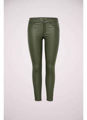 Pantalon slim vert ONLY pour femme seconde vue
