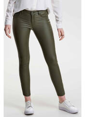 Pantalon slim vert ONLY pour femme seconde vue
