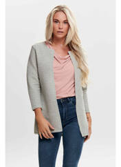 Gilet manches longues gris ONLY pour femme seconde vue
