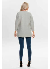 Gilet manches longues gris ONLY pour femme seconde vue