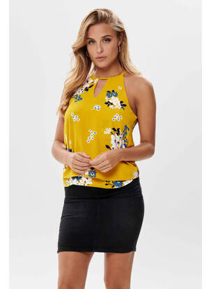 Débardeur jaune ONLY femme