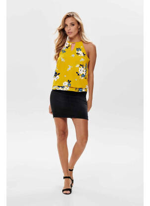Débardeur jaune ONLY femme