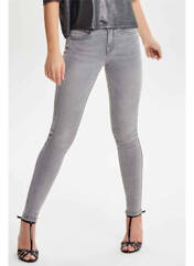 Jeans skinny gris ONLY pour femme seconde vue
