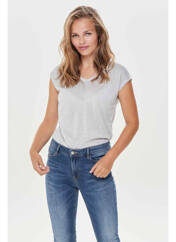 T-shirt argent ONLY pour femme seconde vue